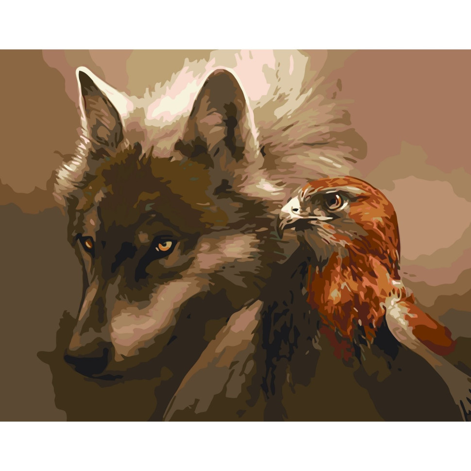 Картина за номерами mebelime "Горді хижаки" Art Craft 11681-AC 40х50 см, фото 1