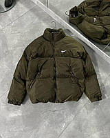 Дутая куртка nike Куртка найк Мужская куртка Nike Куртки nike Зимние мужские куртки Nike Зимние куртки NSW XL, Зеленый