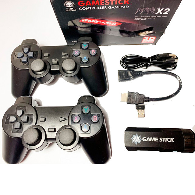 Ігрова приставка з бездротовими 2 джойстиками 3G 8K HD 3D Game Stick
