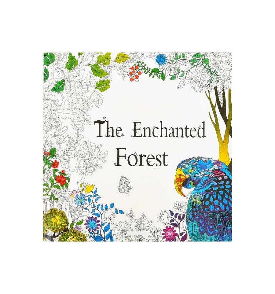 Розмальовка антистрес "The Enchanted Forest" COLOR-IT GDM-015, 12 аркушів, фото 1