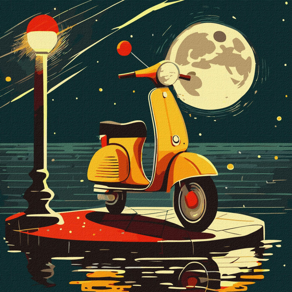 Картина за номерами "Чудовий сон" ©pravda.dmtr Ідейка KHO5004 40х40 см, фото 1