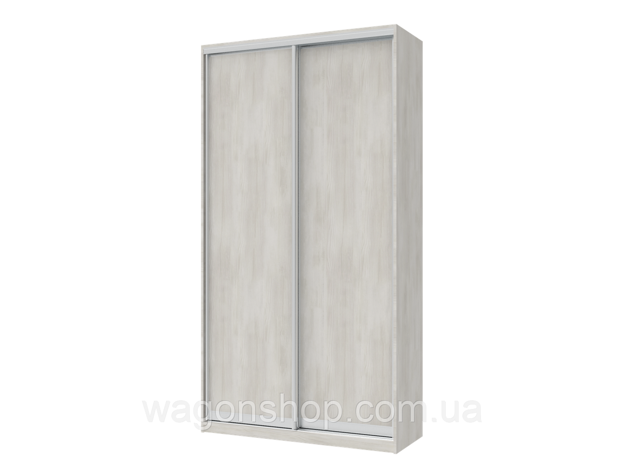 Шафа купе Doros Сіті Лайт Біле дерево 2 ДСП 120х60х225 (42002014), фото 1