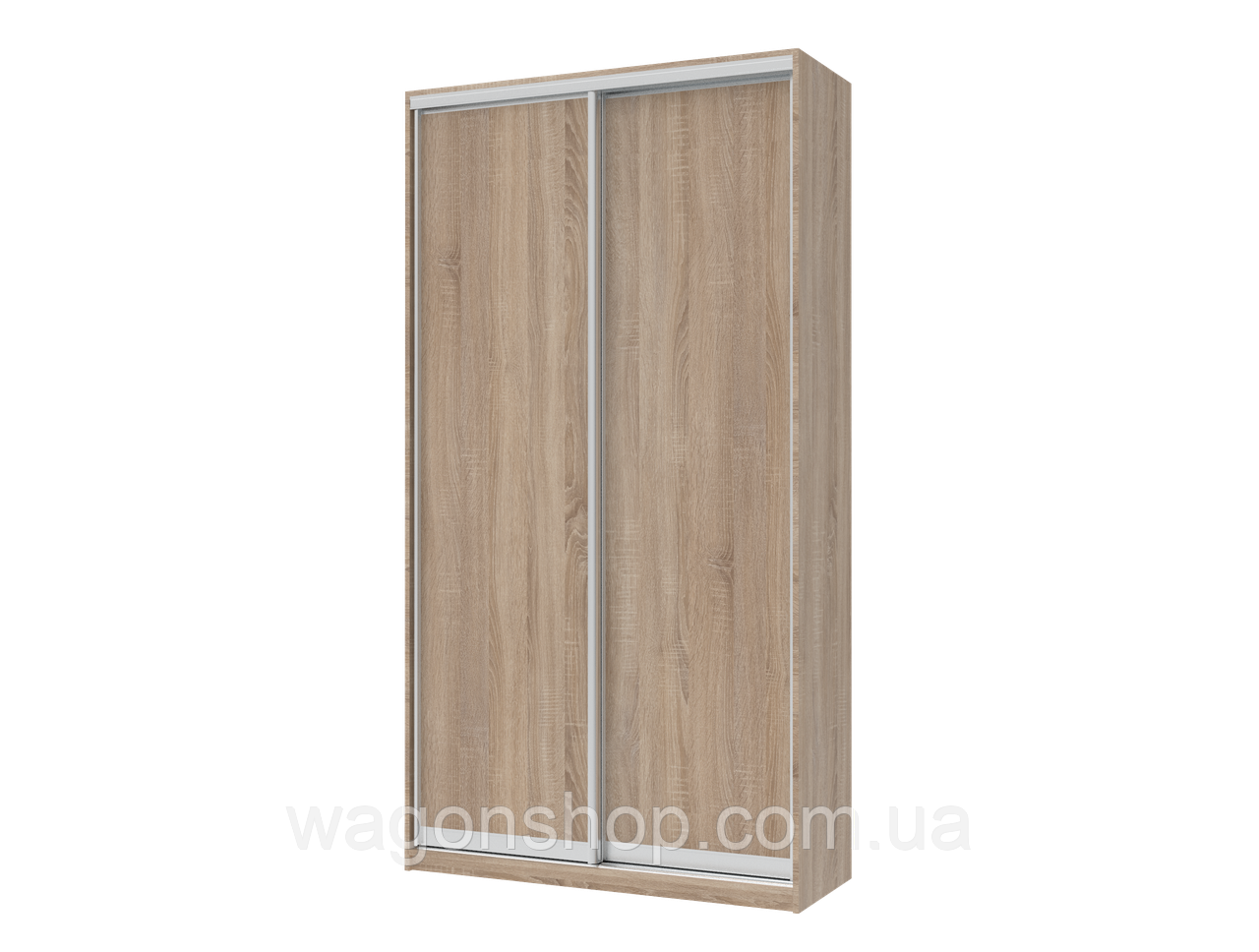 Шафа купе Doros Сіті Лайт Дуб Cонома 2 ДСП 120х60х225 (42002010), фото 1