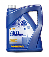 Концентрат Антифриза Mannol Antifreeze Longterm AG-11 синий 5л