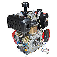 Двигатель дизельный Vitals DE 10.0ke электростартер шпока вал 25,4мм