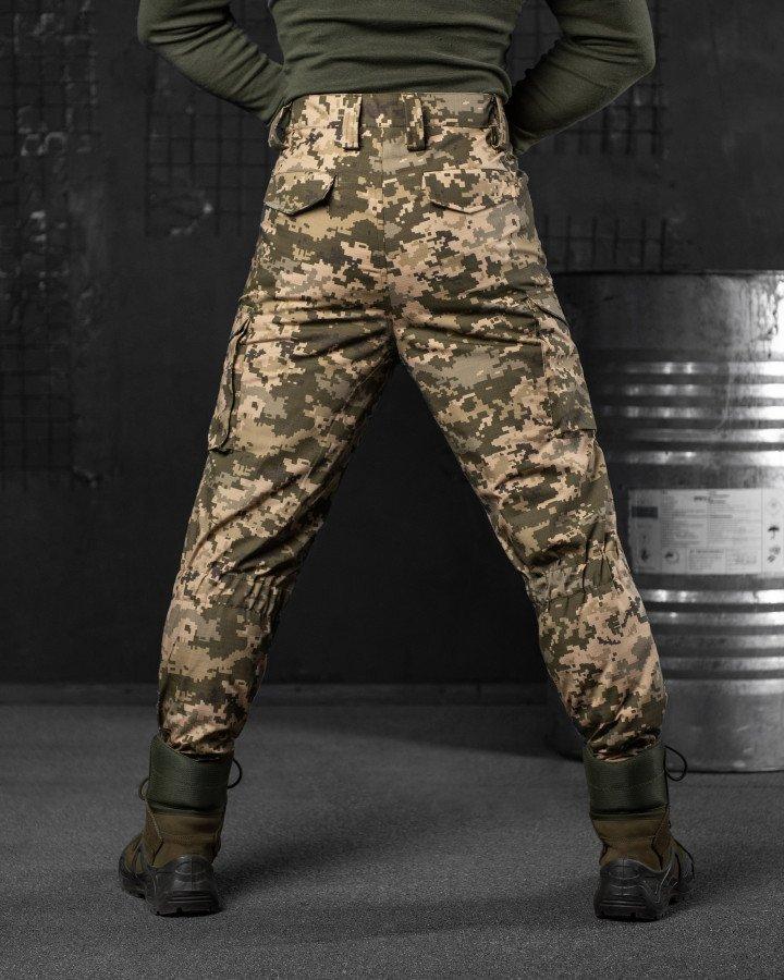 Армейские брюки пиксель рип-стоп Necron Gold, тактические штаны с подкладкой Omni-Heat и утеплителем - фото 3 - id-p2071773286