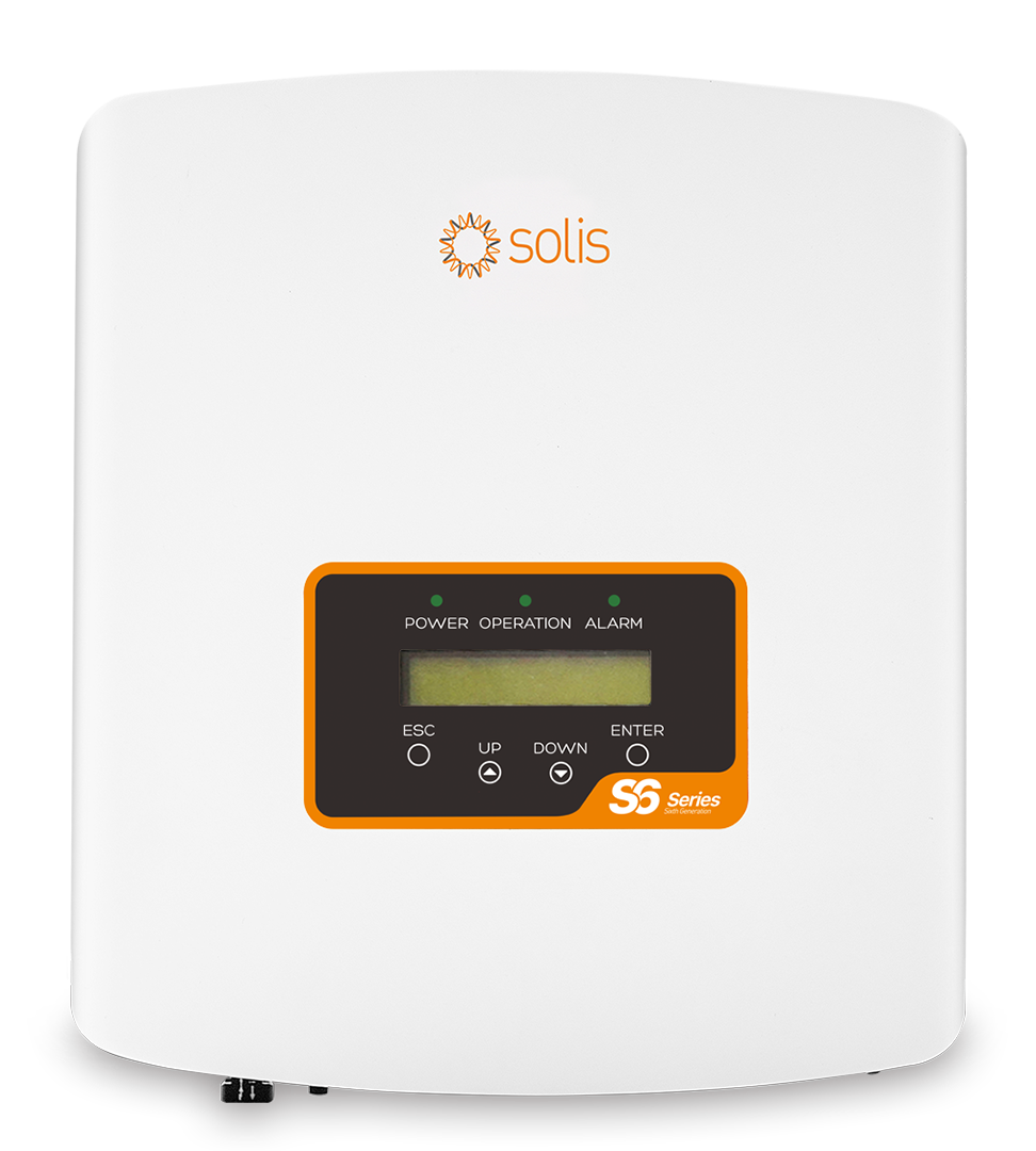 Мережевий сонячний інвертор Solis 3 кВт (S6-GR1P3K-M) для продажу електроенергії