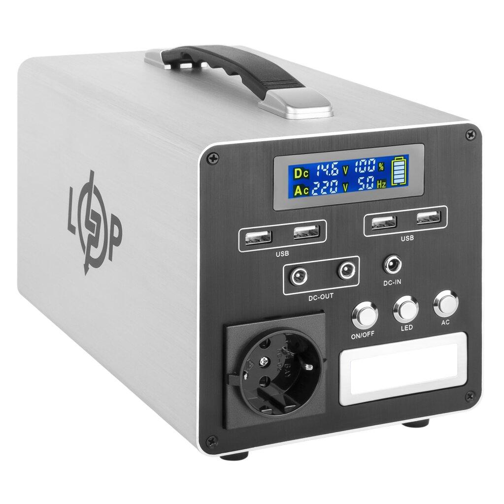 Багатофункціональна портативна зарядна станція LogicPower CHARGER MPPT 300(300W) для резервного живлення, фото 1