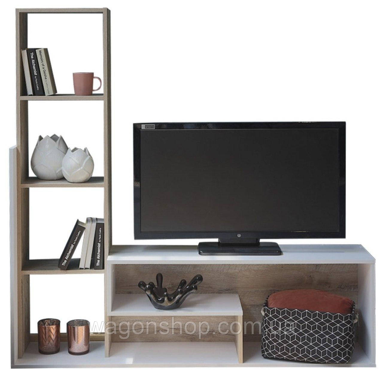 Стінка в вітальню Doros Етана Клондайк / Білий 151х33х142 (80373431), фото 1