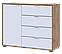 Комод Doros С1 Тахо / Білий 100х38,1х81,2 (41510010), фото 2