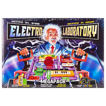 Електронний Конструктор mebelime  "Electro Laboratory. Megapack" Danko Toys ELab-01-04