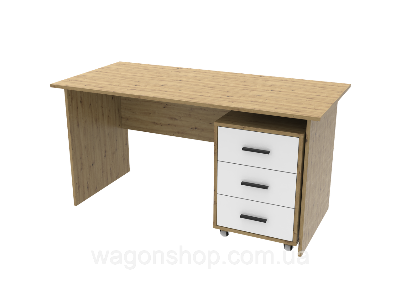 Офісний стіл Doros Т3 Тахо / Білий 120х60х78 (44900034), фото 1