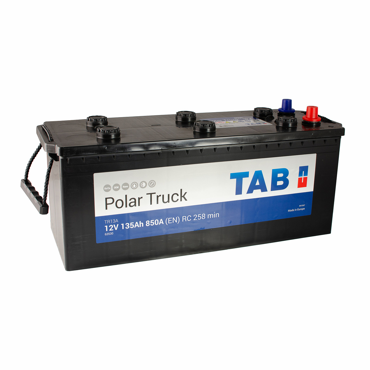 Аккумулятор автомобильный 135 Ah/12V TAB Polar Truck (Без борта) (3) - фото 1 - id-p2071766513