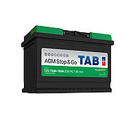 Аккумулятор автомобильный 70 Ah/12V TAB AGM (0) Euro