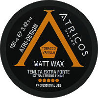 Воск матовый для волос экстрасильной фиксации Atricos, 100 мл