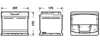 Аккумулятор автомобильный 47 Ah/12V EXIDE PREMIUM Euro EA472