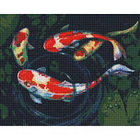 Алмазная мозаика "Игривые рыбки" 40х50см от LamaToys