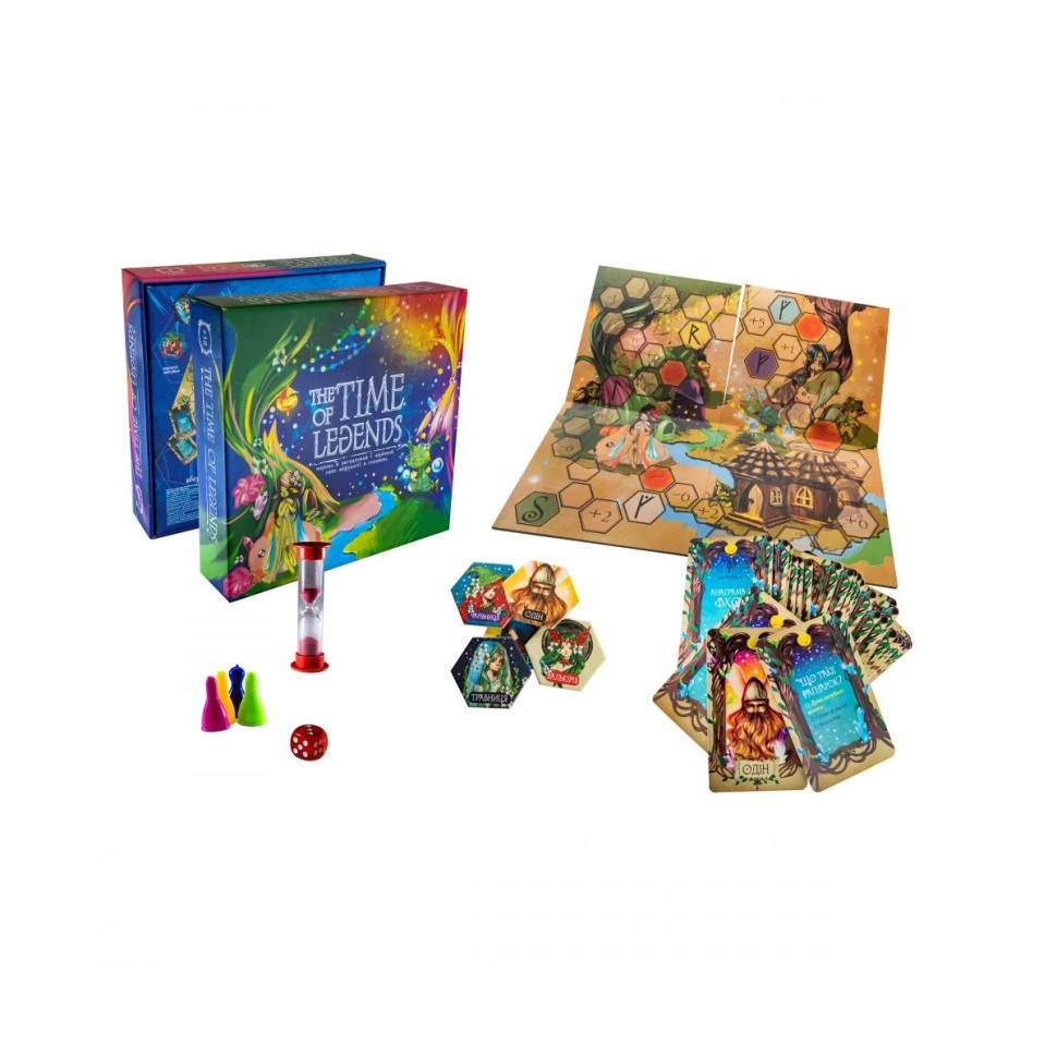 Настільна Гра mebelime  "The time of Legends" Strateg 30267 з пісочним годинником, фото 1