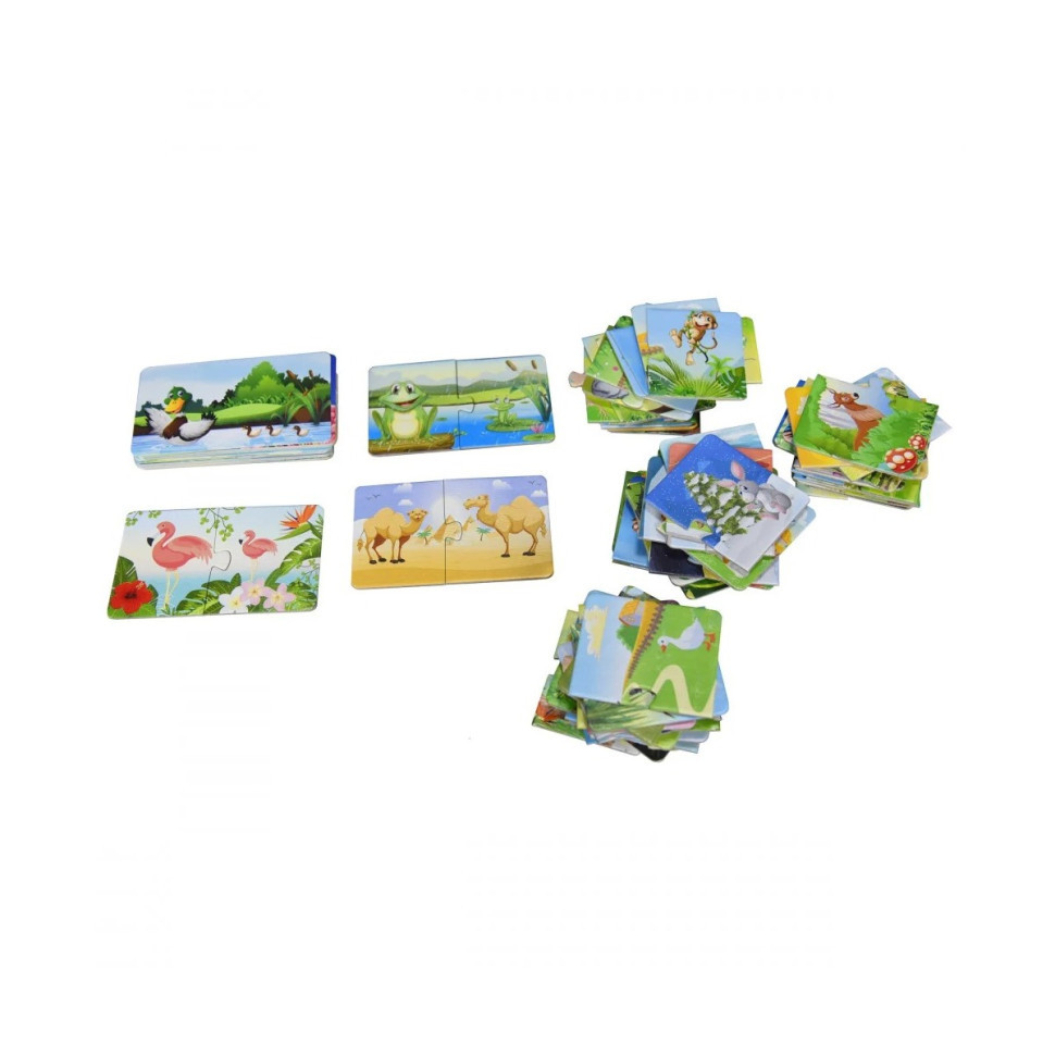 Пазлі "То чия мама?" Strateg 30701, 36 парних частин, фото 1