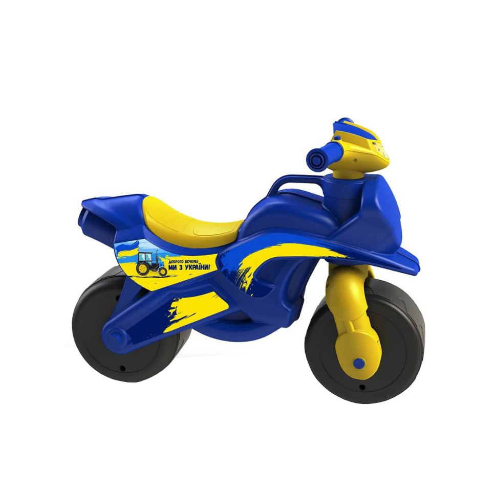 Дитячий mebelime біговел "Мотобайк" DOLONI TOYS 0139/64 музичний, фото 1