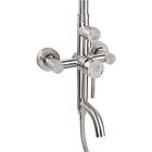 Мийка кухонна Lidz 5845 + кран для кухні Lidz + душова панель Lidz + кран для раковини Aria 001F, фото 5