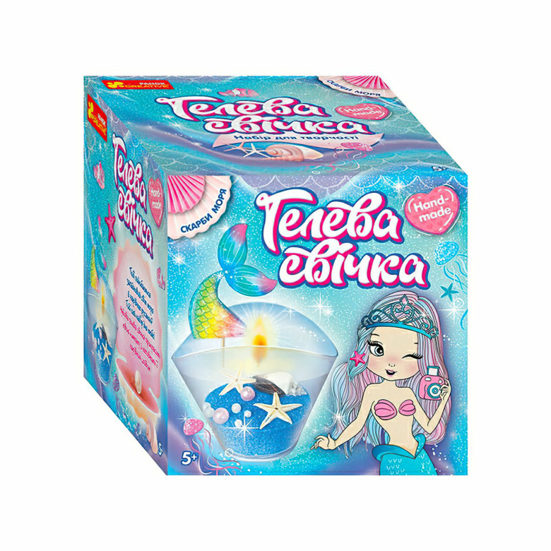 Гр Гелева свічка "Скарби моря" 10100524У (24) "Ранок", фото 1