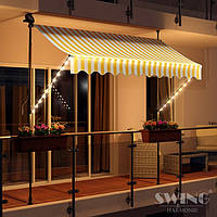 Маркиза для балкона террасы 300x150 LED Swing&Harmonie® Германия