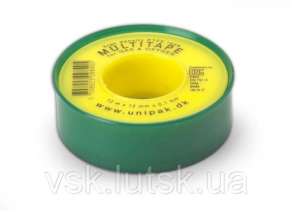 Стрічка ФУМ Multitape 12х12х0.10, фото 1