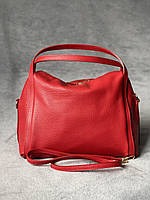 Кожаная красная удобная сумка, Италия, цвета в ассортименте
