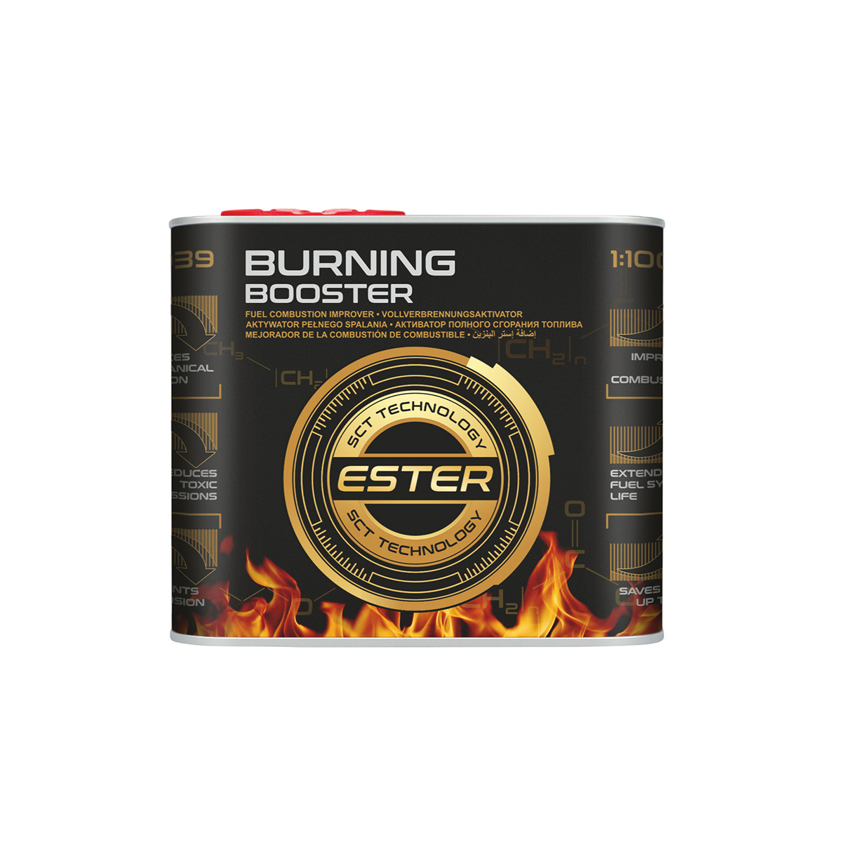 Присадка в бензин Mannol 9939 Burning Booster 0.5 л на 250 л палива