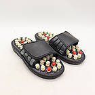 Рефлекторні масажні капці 40-41р , Massage Slipper NJ-498 / Масажні шльопанці / Ортопедичні шльопанці, фото 9