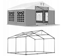 Павильон садовый Dascompany 4x4 m плотность ПЭ560г/м2 усиленный каркас и крыша