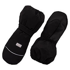 Краги рукавиці чорні дитячі Tutu 3-004696 непромокаючі
