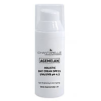 ОСВЕТЛЯЮЩИЙ И ОМОЛАЖИВАЮЩИЙ ДНЕВНОЙ КРЕМ AGEMELAN HOLISTIC SPF25 UVA/UVB PH4.5 50ML