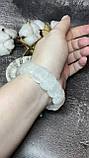 Гірський кришталь браслет на резинці гумці браслет із натурального каменю браслет із кришталю. Індія., фото 5