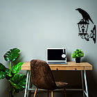 Декоративне настінне 3D Панно «Ворон» Декор на стіну з об'ємом, фото 4