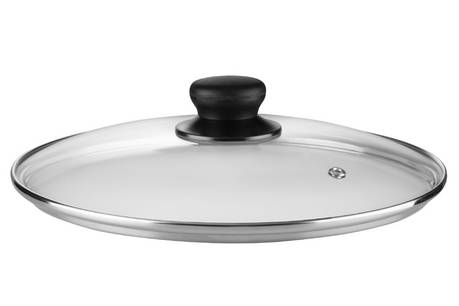 Кришка Ardesto Gemini Gourmet 24 см, скло, неіржавка сталь, бакеліт, фото 1