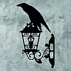 Декоративне настінне 3D Панно «Ворон» Декор на стіну з об'ємом, фото 7