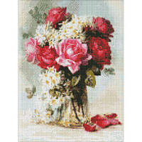 Алмазная мозаика "Ароматный букет роз" от LamaToys