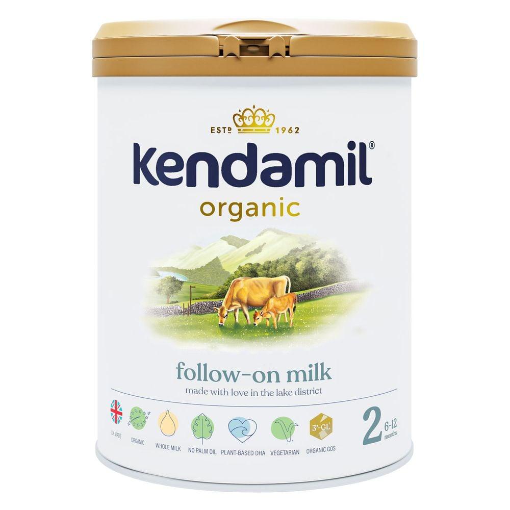 Органічна суха молочна суміш Organic 2 з 6-12 міс., 800 г "Kendamil"