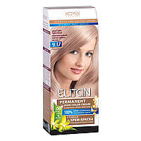 Стійка крем-фарба для волосся «Elitan» 9.17 - Перламутровий світло-світло-русявий