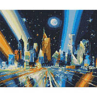 Алмазная мозаика "Лучи мегаполиса", 40х50 см от LamaToys