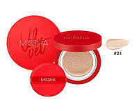 Кушон BB крем Missha Velvet Finish Cushion SPF50+/PA+++, тон#21