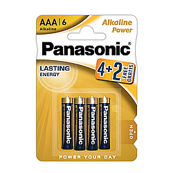Батарейки Panasonic Lasting Energy Alkaline LR3 лужні комплект 6 шт