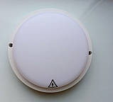 Світильник стельовий світлодіодний для ЖКГ круглий накладний LED 12 W 4500 К 110-265V IP65 Vestum без решітки, фото 10