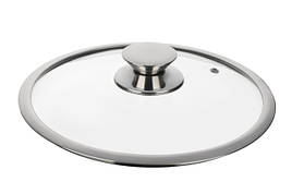 Кришка Ardesto Gemini Lazio 24 см, скло та неіржавка сталь.