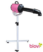 Blovi Canves 2200W - современная сушилка с ЖК-дисплеем и подставкой, розовая