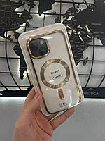 Чехол Sides Chrome Case Magsafe Box для iPhone 15,Чехол с поддержкой MagSafe для Айфон 15