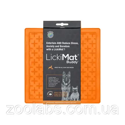 Килимок для повільного харчування для собак | Licki Mat Dog Classic Buddy, фото 1