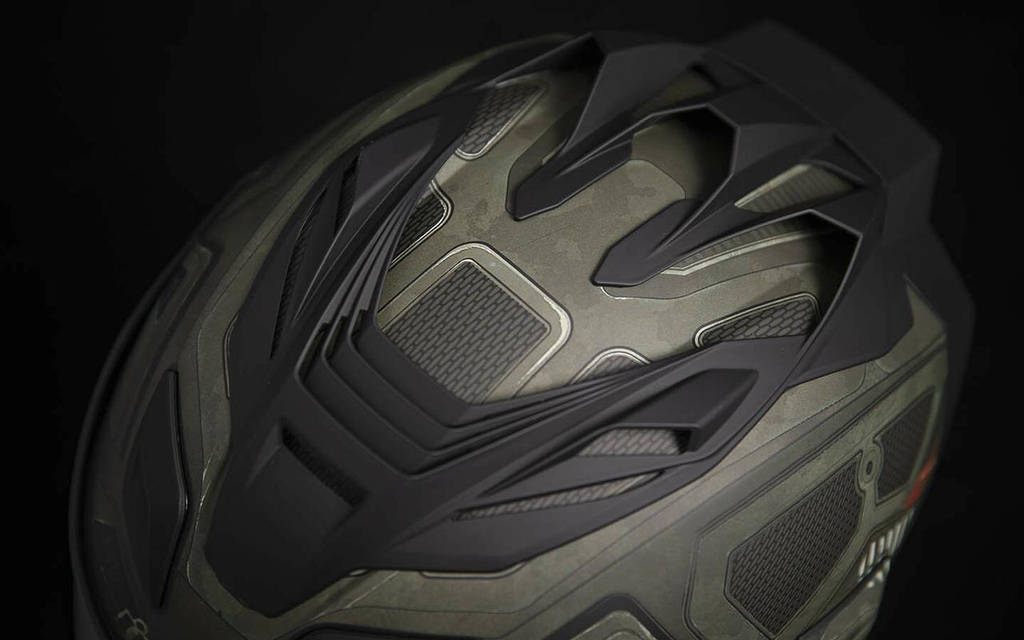 ICON Airflite Blockchain（付属品有り） ICON Airflite Blockchain Helmet - GREEN – Rocky Powersports